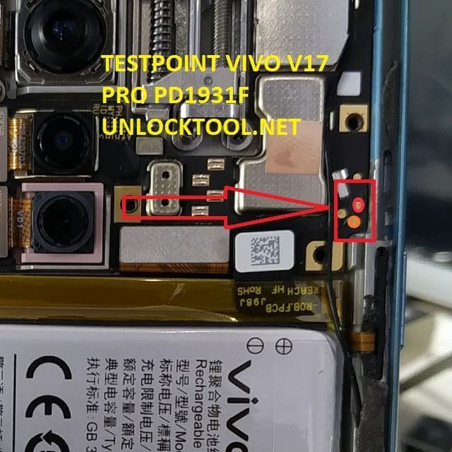 Vivo V17 Pro R Test Point / EDL Point